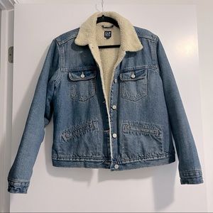 Jean Jacket with Sherpa lining